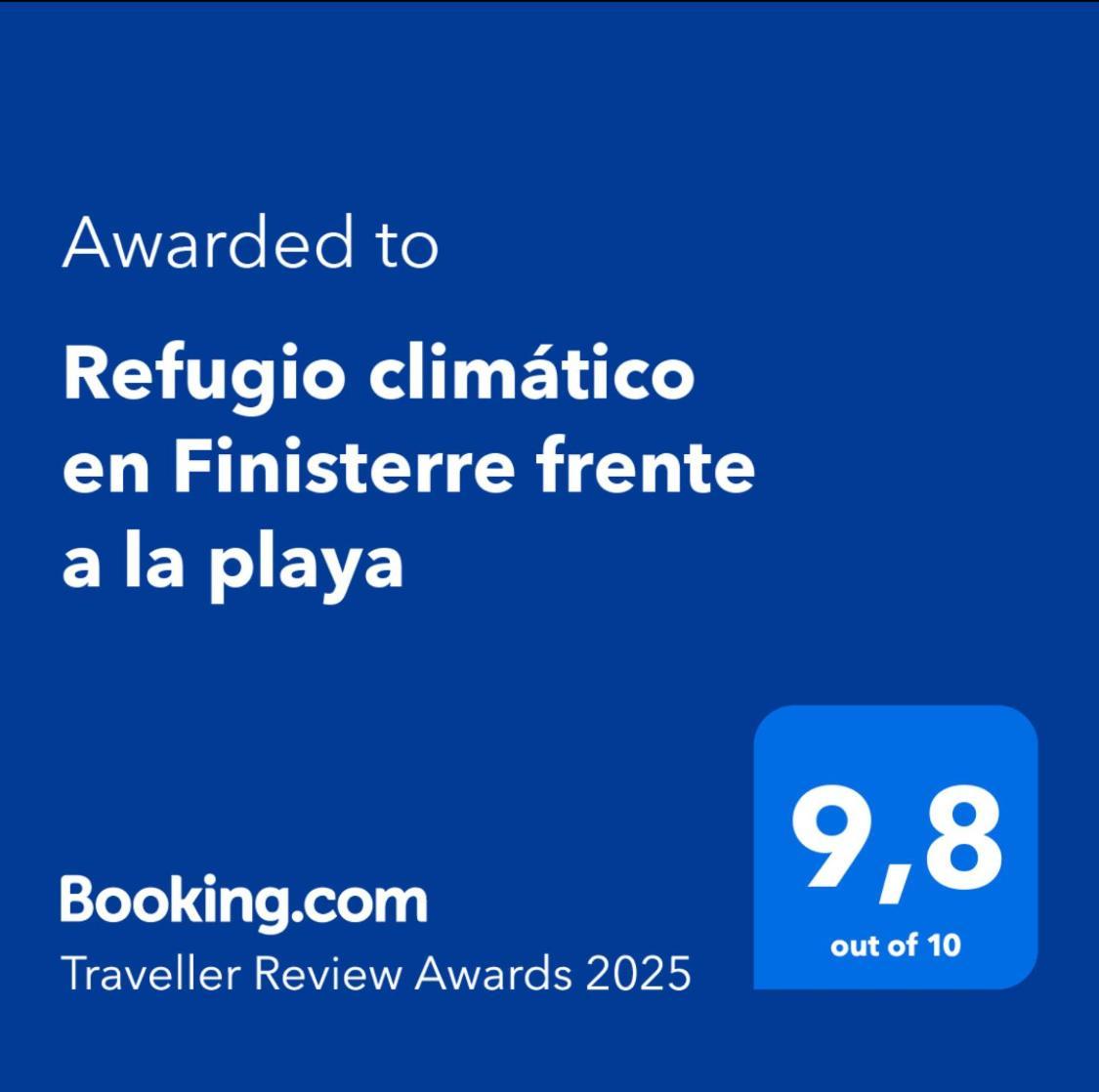 Ferienwohnung Refugio Climatico En Finisterre Frente A La Playa Exterior foto